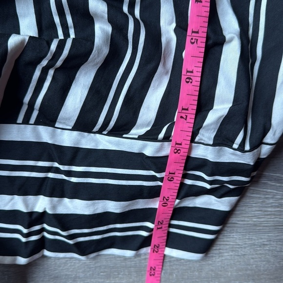NEW JASON WU Striped crepe top XS - Picture 7 of 10